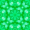 Green seamless pattern. Artistic delicate soap bub