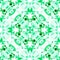 Green seamless pattern. Artistic delicate soap bubbles