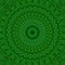 Green seamless petal garden mandala pattern background