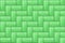 Green seamless subway herringbone tile pattern. Brick background