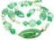 Green semiprecious beads necklace