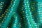 Green sequine background texture abstract cloth wavy folds textile