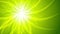 Green shiny beams pattern video animation