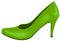 Green shoe, fashion