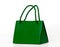 Green shopping bag.