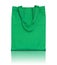 Green shopping fabric bag