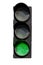 Green signal of the traffic light