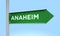 Green signpost anaheim