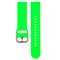 Green silicone strap for sports watches