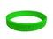 Green silicone wristband