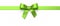 Green silk bow