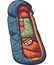 Green sleeping bag