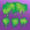 Green Slime Slime Icon