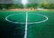 Green small football field background