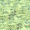 Green small leaves watercolor seamless pattern