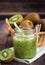 Green smoothie - kiwi smoothie