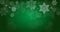 Green Snowflake Christmas Background