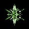 Green Snowflake Crystal