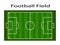 Green soccer field ground line / Green football field ground line. Sport vector illustration. image, jpeg. eps10. Measurements sta