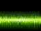 Green sound wave on white background. + EPS8
