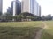 Green space near some buildings in Filinvest Alabang