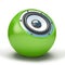 Green sphere speaker