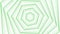 Green spin hexagon star simple flat geometric on white background loop. Starry hexagonal radio waves endless creative animation.