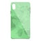 Green splash phone case icon cartoon vector. Smartphone cover