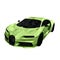 Green sport car art polygon