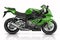 Green sport motorcycle