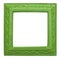 Green Square Modern Vibrant Colored Empty Frame