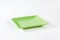 Green square plate