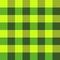 Green square shape st Patric seamless pattern in checked background graphic style vector