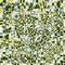 Green squares mosaic. Summer theme template in green, yellow and white