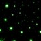 Green stars black night sky background. Abstract bokeh glowing space design. Starry milky way. Galaxy starlight shine