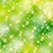 Green stars party background