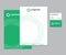 Green Stationery Set with Logo Design