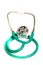 Green stethoscope