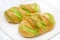 Green stripe bread