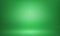 Green studio backdrop 3D room lightbox background