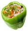 Green stuffed pepper