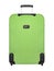 Green suitcase isolated.