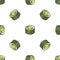 Green sushi pattern seamless vector