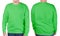 Green sweater long sleeved shirt mockup template