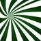Green swirling ray pattern design