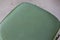Green Synthetic Leather Upholstery Empty Space Chair Cushions