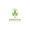 Green talk environment and nature podcast logo