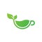 Green tea green coffee logo