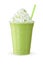 Green Tea Matcha Frappe with Whipped Cream