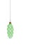 Green Teardrop Christmas Bauble